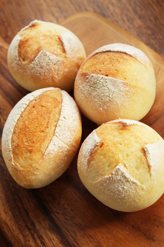 フランスパン専用粉を強力粉＋薄力粉で代用する場合の比率は？ | Yuccoのパン